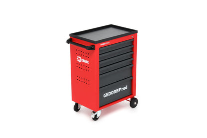 R20150006 - Carro de taller vermell MECHANIC, amb 6 calaixos 910x628x418 mm