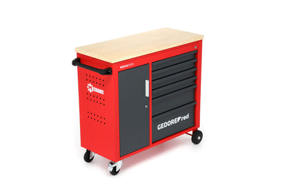R20400006 - Banc de treball mòbil MECHANIC, amb 6 calaixos 988x431x935 mm