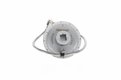 Goniómetro Gedore 8200-02, vista superior de la escala graduada