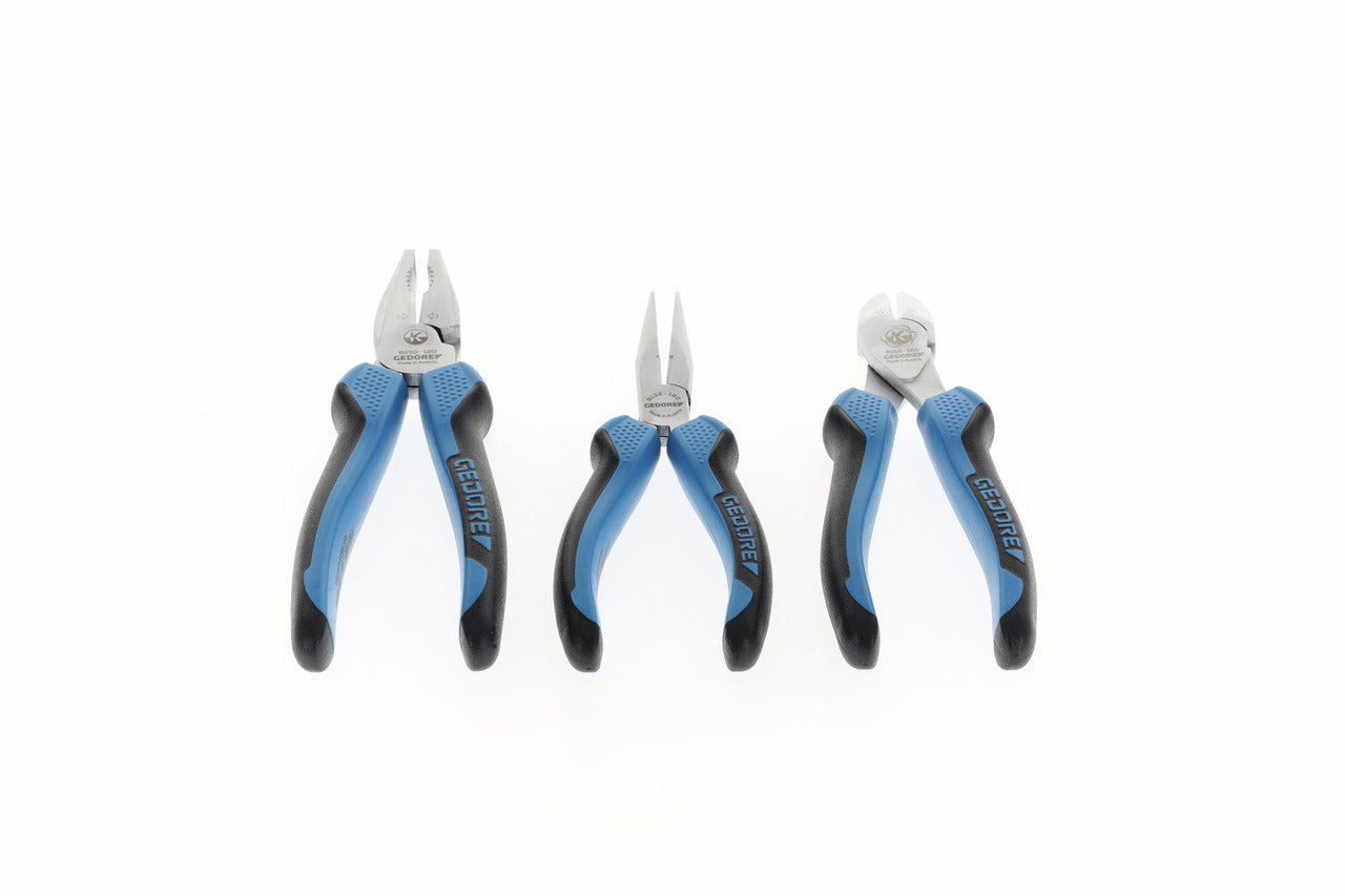 S 8003 JC - Assortiment d'alicates, 3 peces
