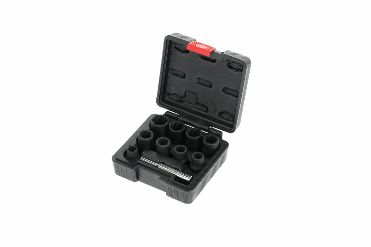 R68003010 - Extractor de ranura helicoïdal 1/2", 10-19 mm, 10 peces