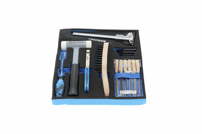 TS CT2-710 - Surtido de herramientas varias en módulo de espuma Check-Tool de doble cuerpo, 17 piezas