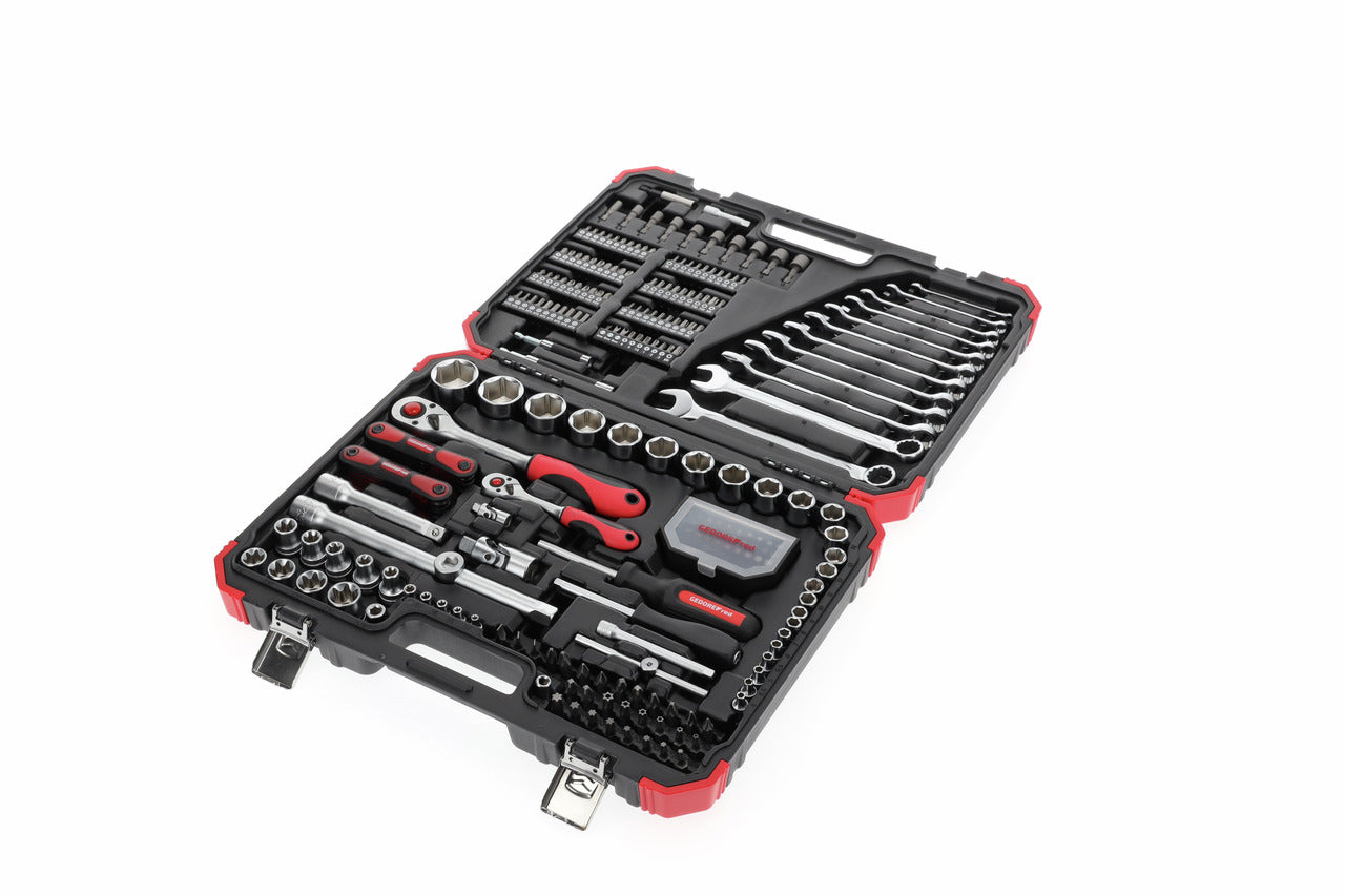 R46003232 - Joc de claus de got 1/4"+1/2" 232 peces