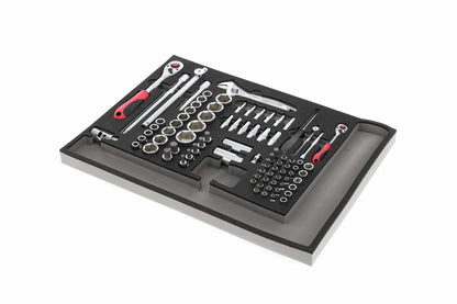 R22350000 - Joc de claus de got, mòdul CT 1/4"+1/2", 87 peces