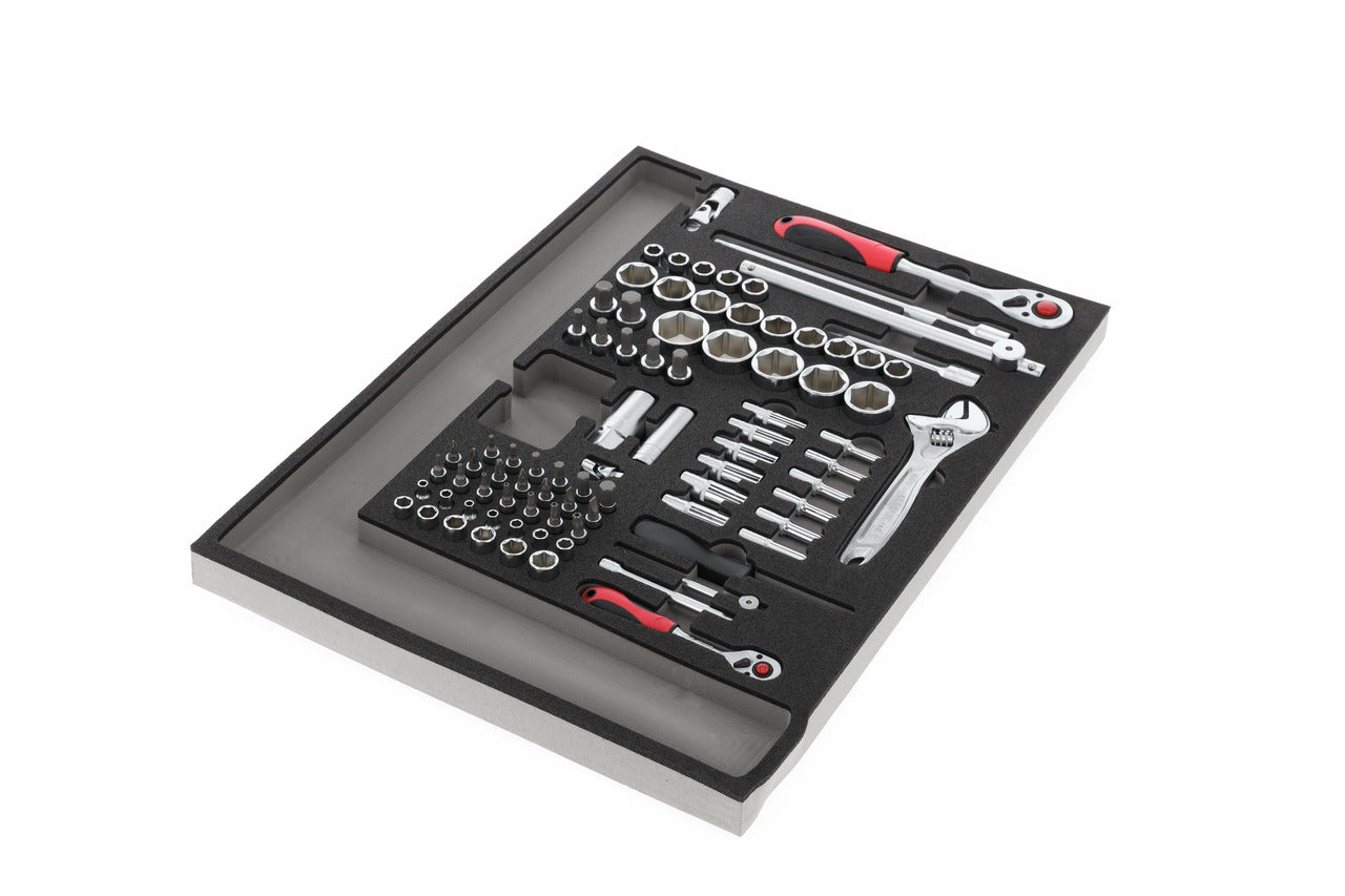 R22350000 - Joc de claus de got, mòdul CT 1/4"+1/2", 87 peces