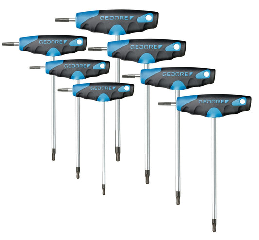 Juego de llaves acodadas TORX 7pzas