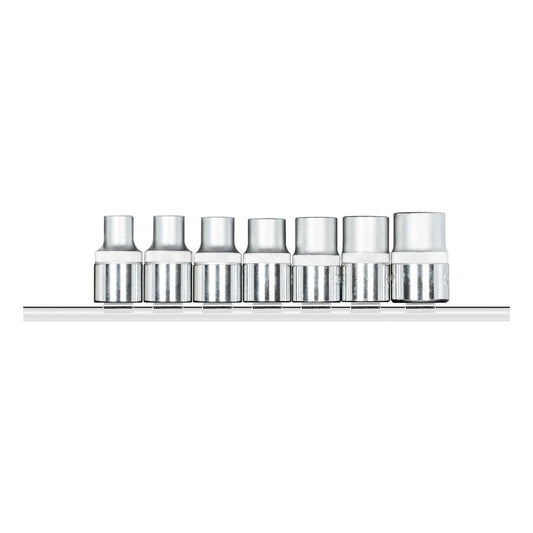 R61208007 - Juego de llaves de vaso 1/2" TORX con carril, 7 piezas