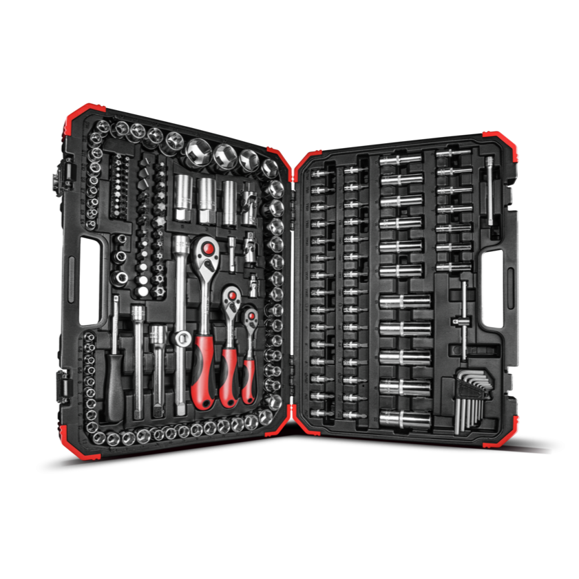 GEDORE red R45603172 - Joc de claus de vas 1/4"+3/8"+1/2", 172 peces