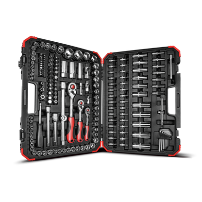 GEDORE red R45603172 - Joc de claus de vas 1/4"+3/8"+1/2", 172 peces