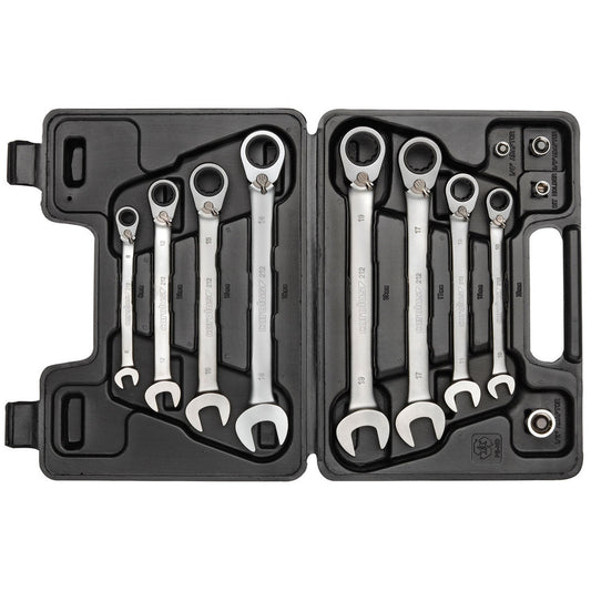GEDORE red R07203012 - Juego de 12 llaves combinadas de carraca 8-19 mm