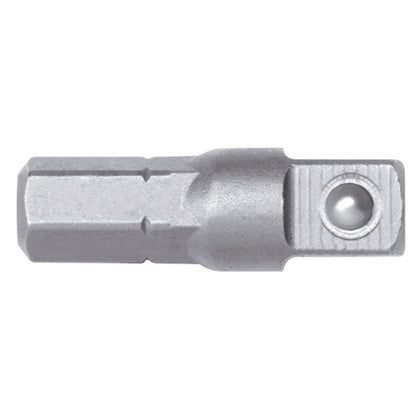 R47100003 - Adaptador d'accionament 1/4" quadrat x 1/4" hexagonal L=25 mm