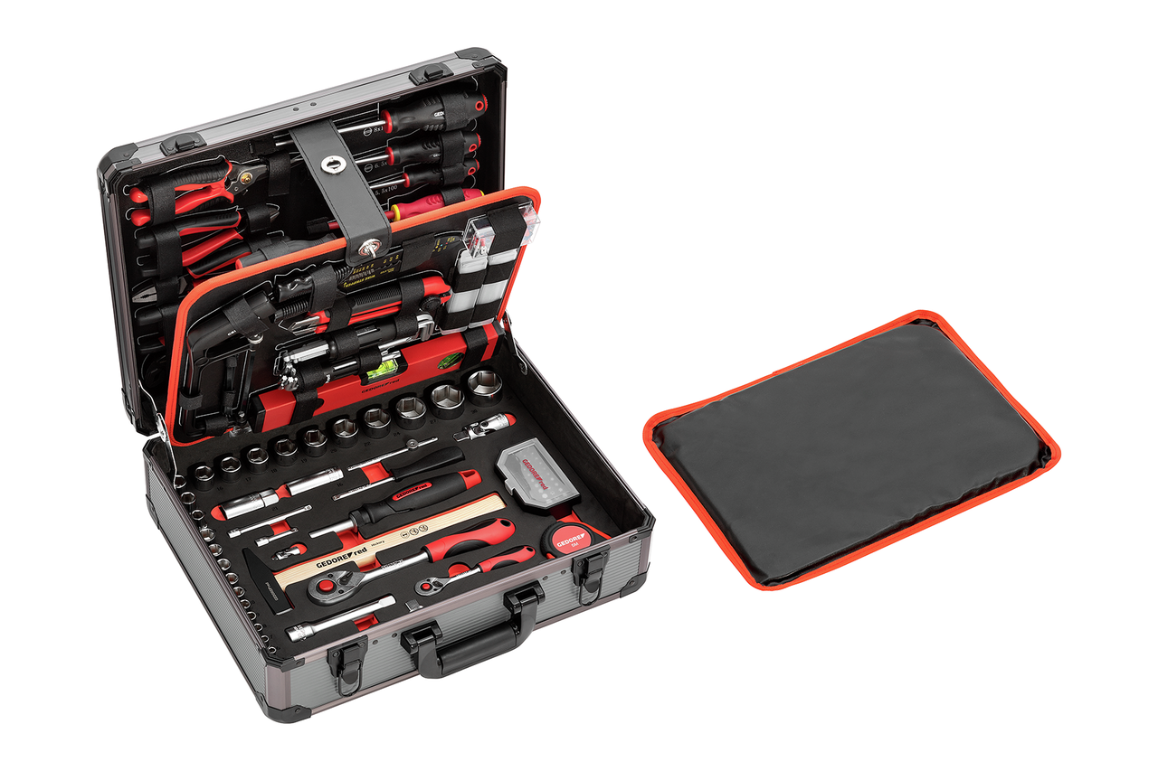 R46007138 - Juego de herramientas ALLROUND en maleta de aluminio, 138 piezas