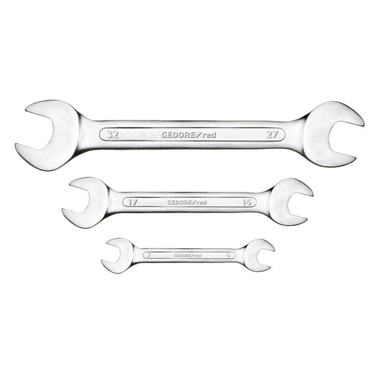 GEDORE red R05125012 - Juego de 12 llaves fijas, modelo corto, 6-32 mm