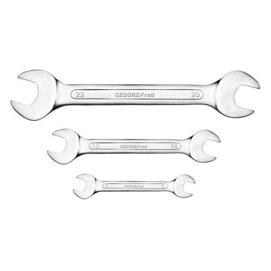 GEDORE red R05126008 - Juego de 8 llaves fijas, modelo corto, 6-22 mm