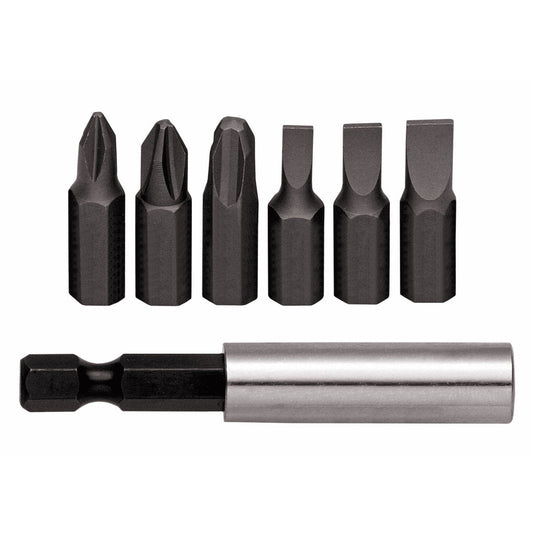 R33005007 - Juego de puntas 1/4" PH+SL con portapuntas magnético, 7 piezas