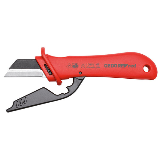 GEDORE red R93220128 - Cuchillo cortacables VDE, hoja L=185 mm