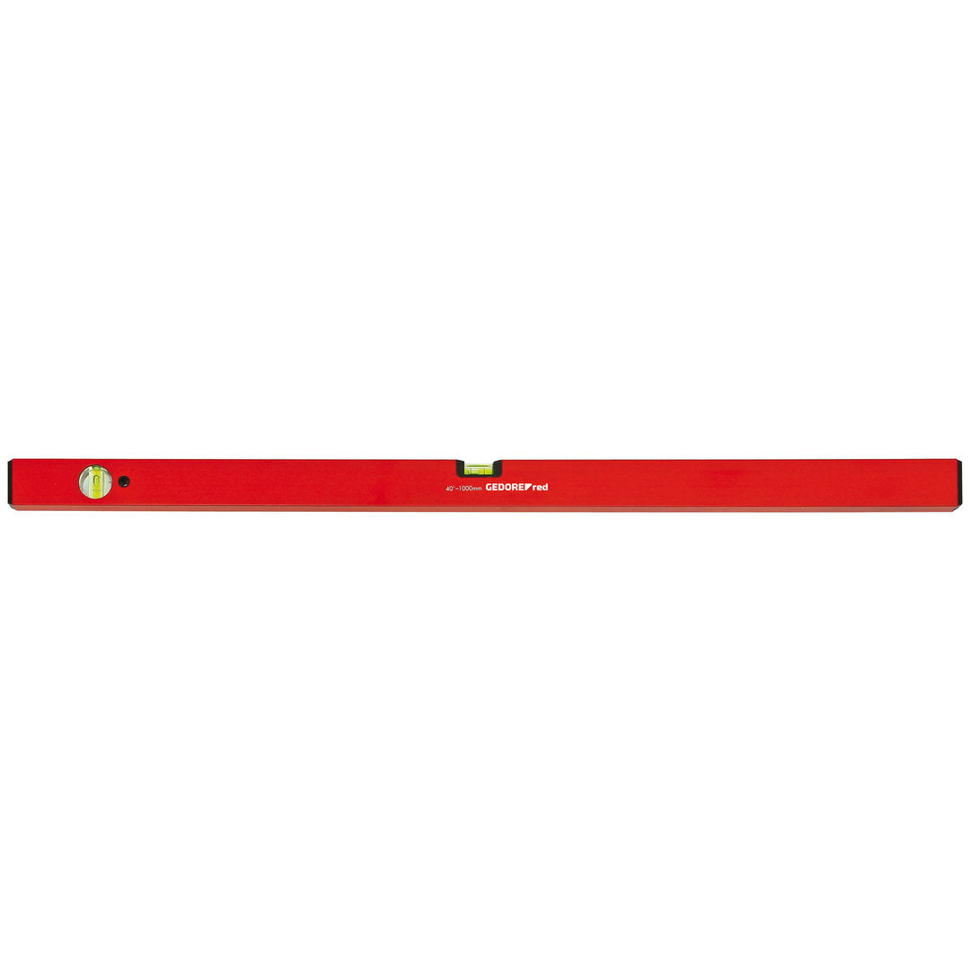 GEDORE red R94100087 - Nivel de burbuja 1 m con cuerpo de aluminio