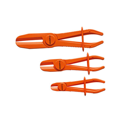 GEDORE red R15151000 - Joc de tenalles per a abraçadores de tubs flexibles, Ø 0-60 mm, 3 peces