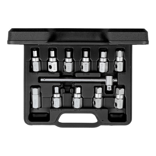 GEDORE red R15553004 - Juego de llaves para el cambio de aceite, mango corredizo 3/8", 12 piezas