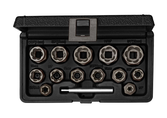GEDORE red R19153000 - Juego de extractores de tornillos 6-19mm, 14 piezas