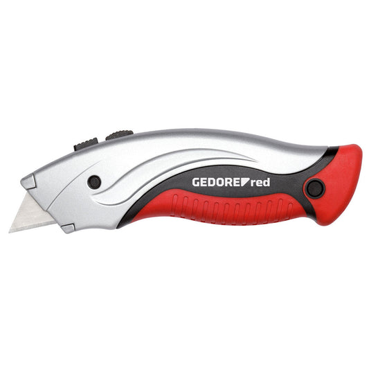 GEDORE red R93210000 - Cúter profesional con 6 cuchillas y mango multicomponente