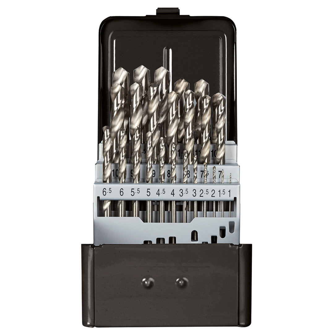 GEDORE red R93510025 - Juego de brocas helicoidales Ø 1-13 mm 0,5 mm incremento 25 piezas