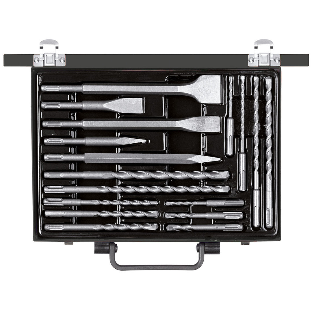GEDORE red R93550017 - Maleta con juego de brocas y cinceles SDS-PLUS, 17 piezas