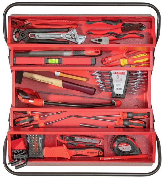 GEDORE red R21600072 - Caja de herramientas con juego BASIC, 72 piezas