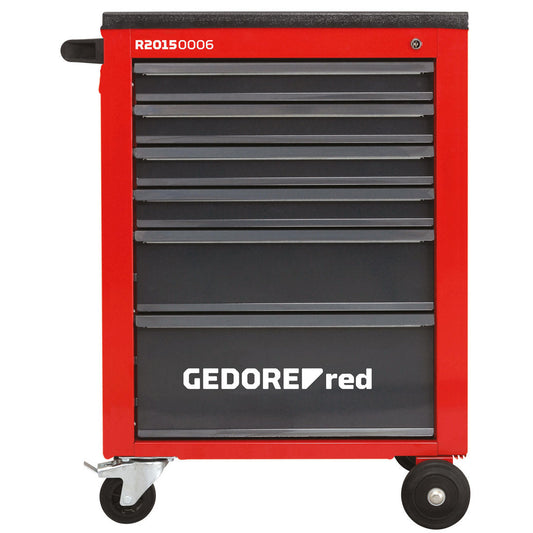 R20150006 - Carro de taller rojo MECHANIC, con 6 cajones 910x628x418 mm