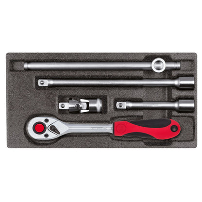 R22150008 - Joc de claus de got 1/2", en mòdul CT 2/6, 5 peces