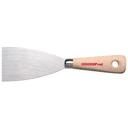 R93400060 - Espátula An. 60 mm, mango de madera con agujero