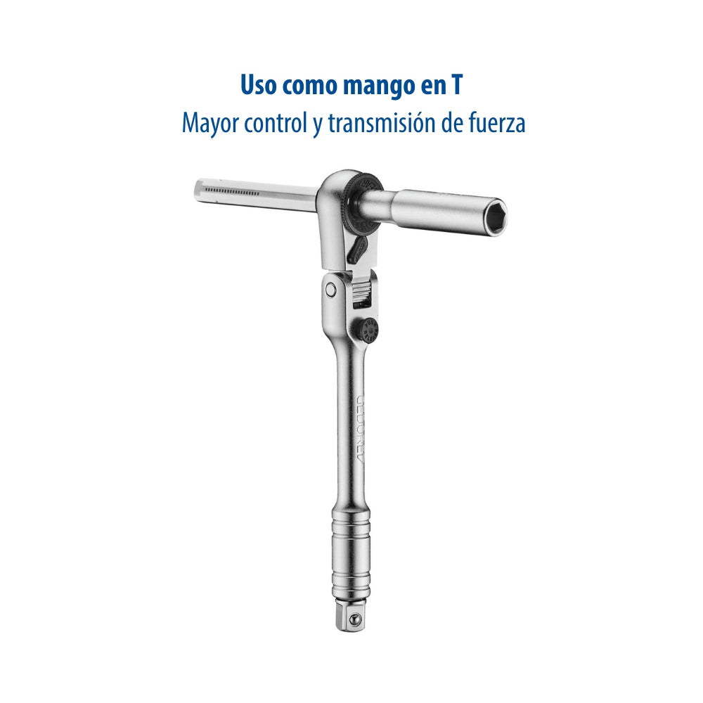 671 M-003 – Set de carraca portapuntas multifuncional, 3 piezas