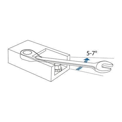 Llave  combinada de carraca, 12mm