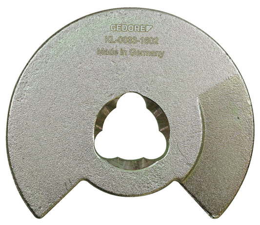 GEDORE Automotive KL-0033-1602 - Tamaño de la placa de presión. 0A con perfil de onda
