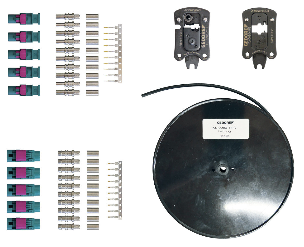 KL-0080-111 - Kit d'eines de reparació, FAKRA RTK031