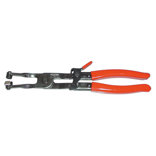 Gedore Automotive KL-0121-22 - Alicates para abrazaderas de manguera con mecanismo de bloqueo de carraca, rectos