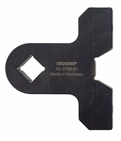 KL-0169-8102 - Meitat de clau amb quadrat