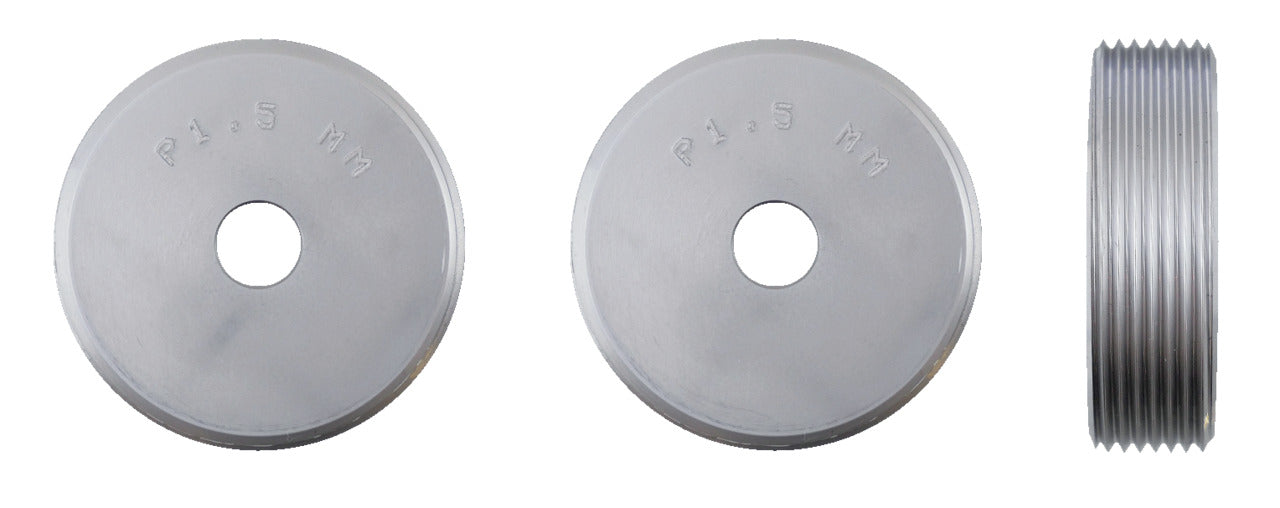 KL-0173-4602 - Joc de laminadors de rosques per a pas de 1,5 mm, rosca a la dreta