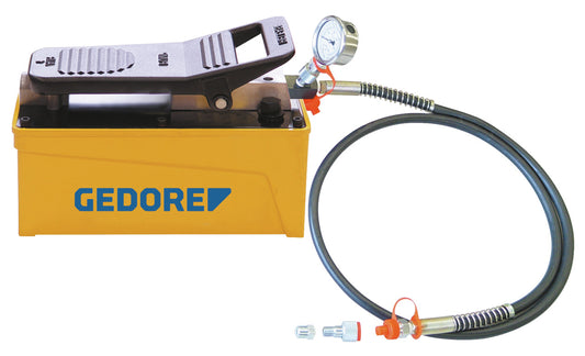 GEDORE Automotive KL-0215-36 M25 - Bomba hidràulica accionada per aire amb manòmetre. (2478706)