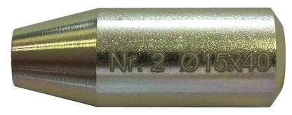 KL-0500-4056-2 - Cono deslizante Ø15, 40 mm de largo