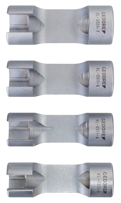 GEDORE Automotive KL-0511-40 K - Juego de vasos de 3/8" especiales