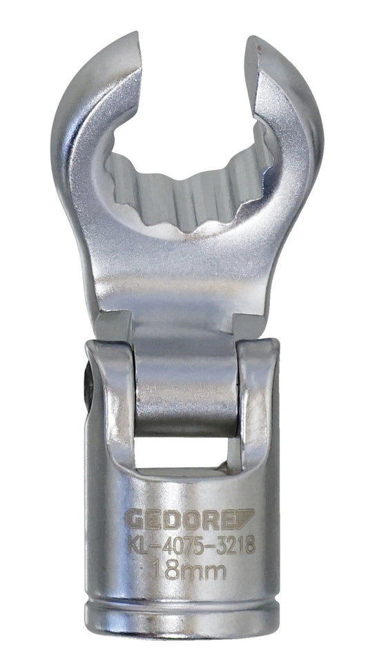 Llave de estrella para juntas SW18, D-6 puntas, 3/8"