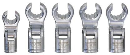 GEDORE Automotive KL-4075-321 K - Juego de vasos de 3/8" articulados con boca abierta