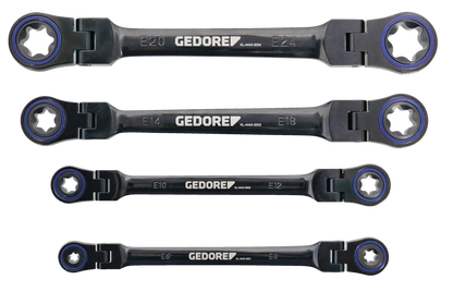 4 TORX® giltza bikoitzeko trinketa-giltzen multzoa
