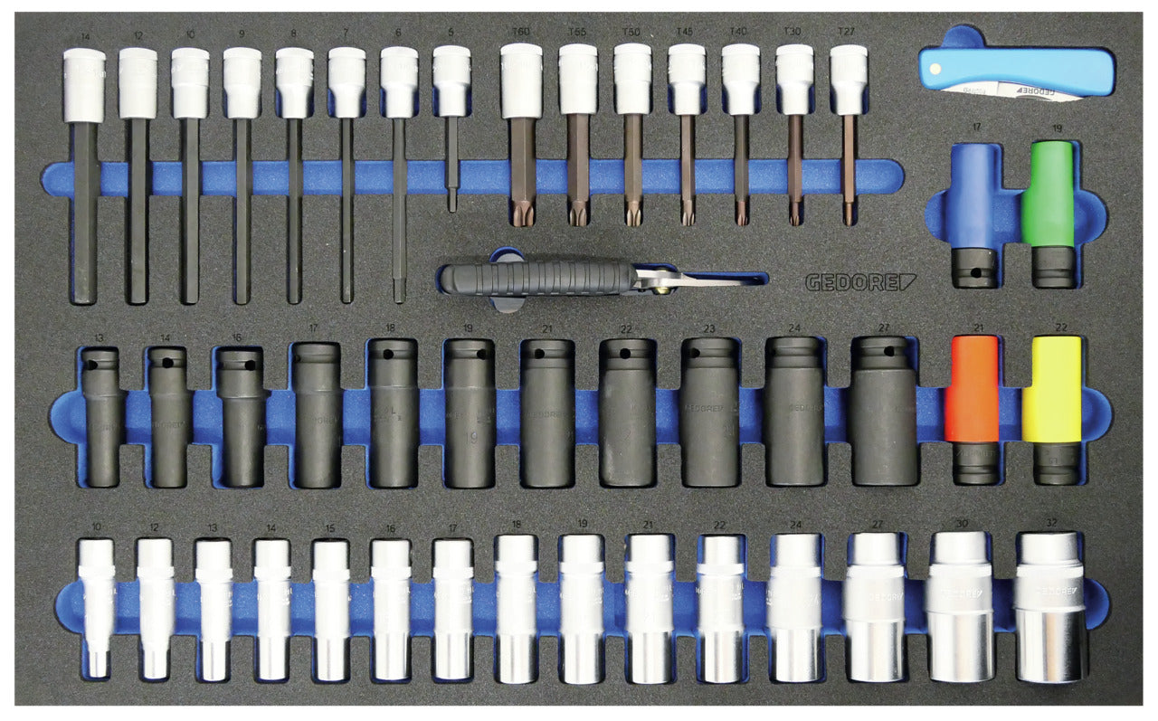 KL-4998-400 - Carro de taller con surtido de 466 herramientas para automoción