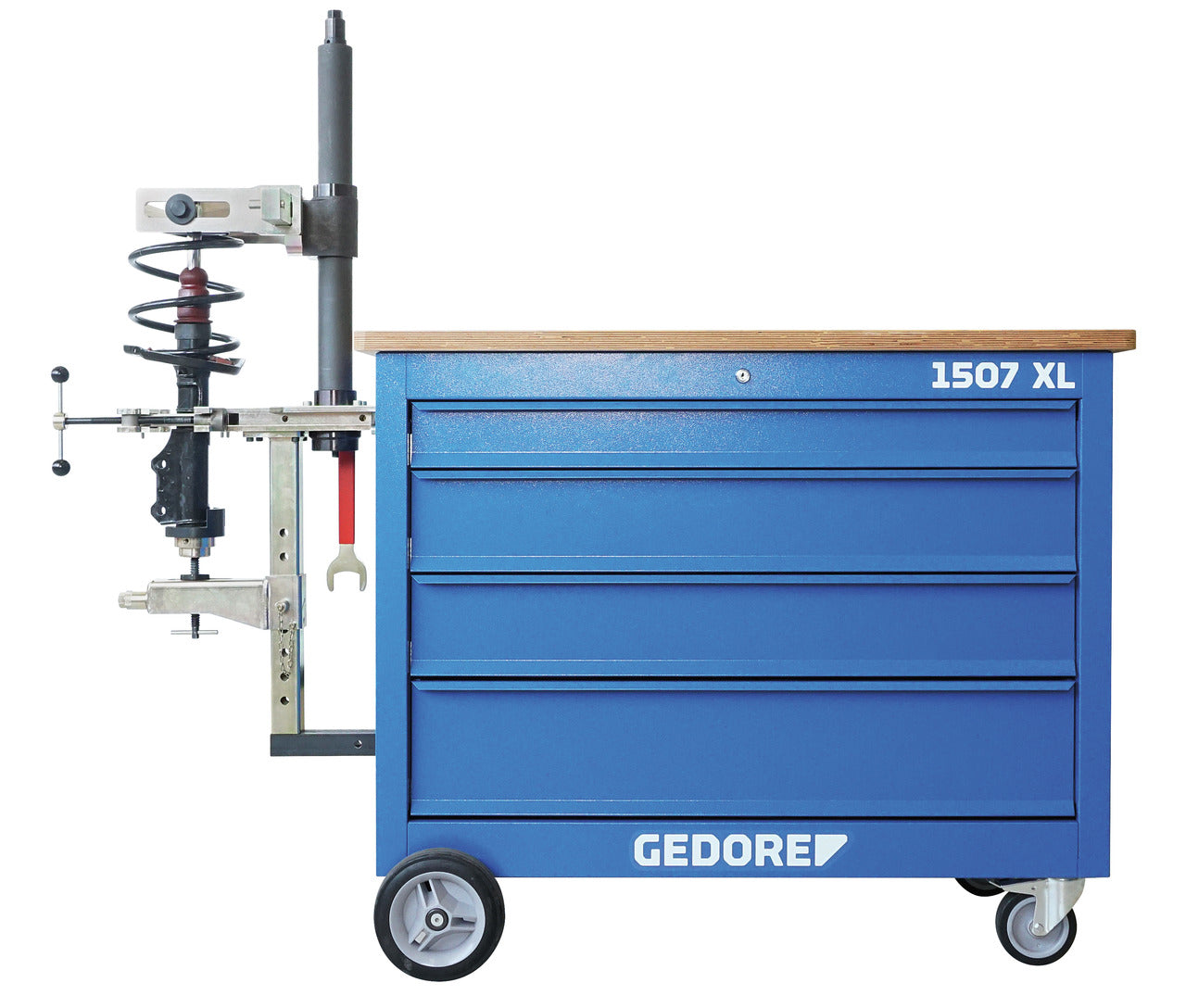 KL-4999-120 A - Carro de taller con 4 cajones