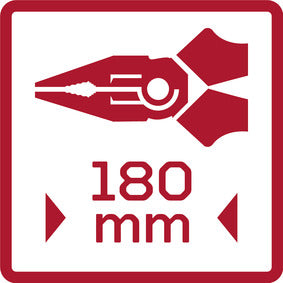 R28302180 - Alicate universal L=180 mm, mànec de 2 components