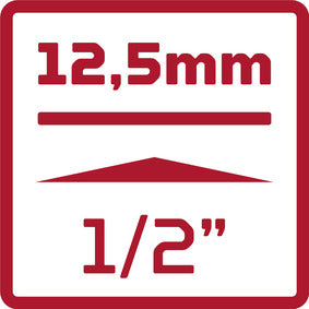 R69004024 - Juego de llaves de vaso 1/2" 10-32 mm, 24 piezas