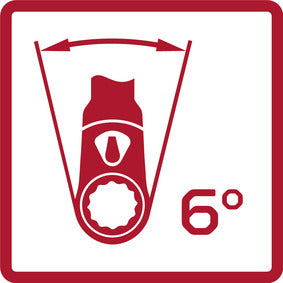 R40150027 - Carraca portapuntes de 2 components 1/4", L=90 mm, angle de retorn 5°