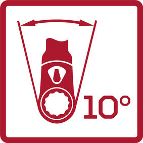 R60050009 - Carraca reversible de 2 components 1/2", colzada 280 mm